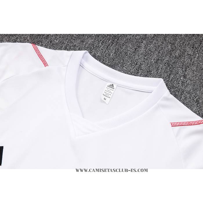 Chandal del Flamengo 23-24 Manga Corta Blanco - Pantalon Corto